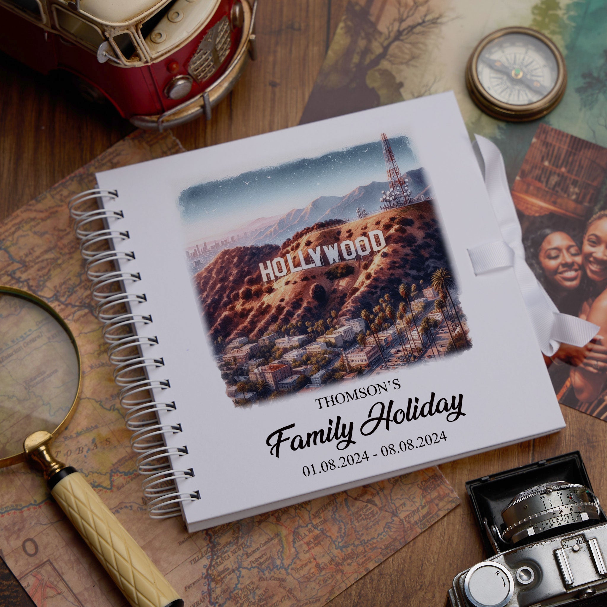 Personalised USA Holiday Memory Scrapbook Journal Photo Albums