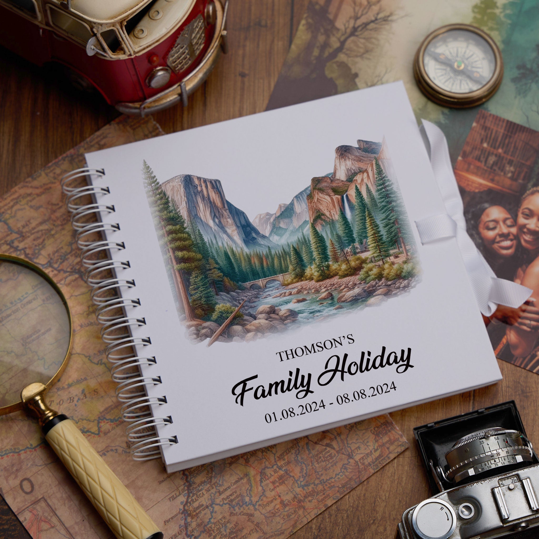 Personalised USA Holiday Memory Scrapbook Journal Photo Albums