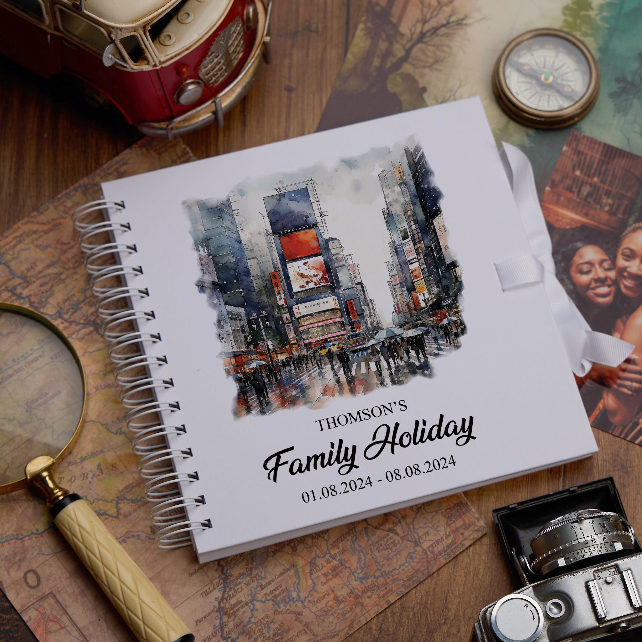 Personalised Tokyo Holiday Memory Scrapbook Journal Photo Albums