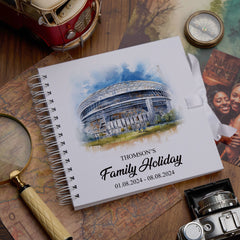 Personalised Madrid Holiday Memory Scrapbook Journal Photo Albums