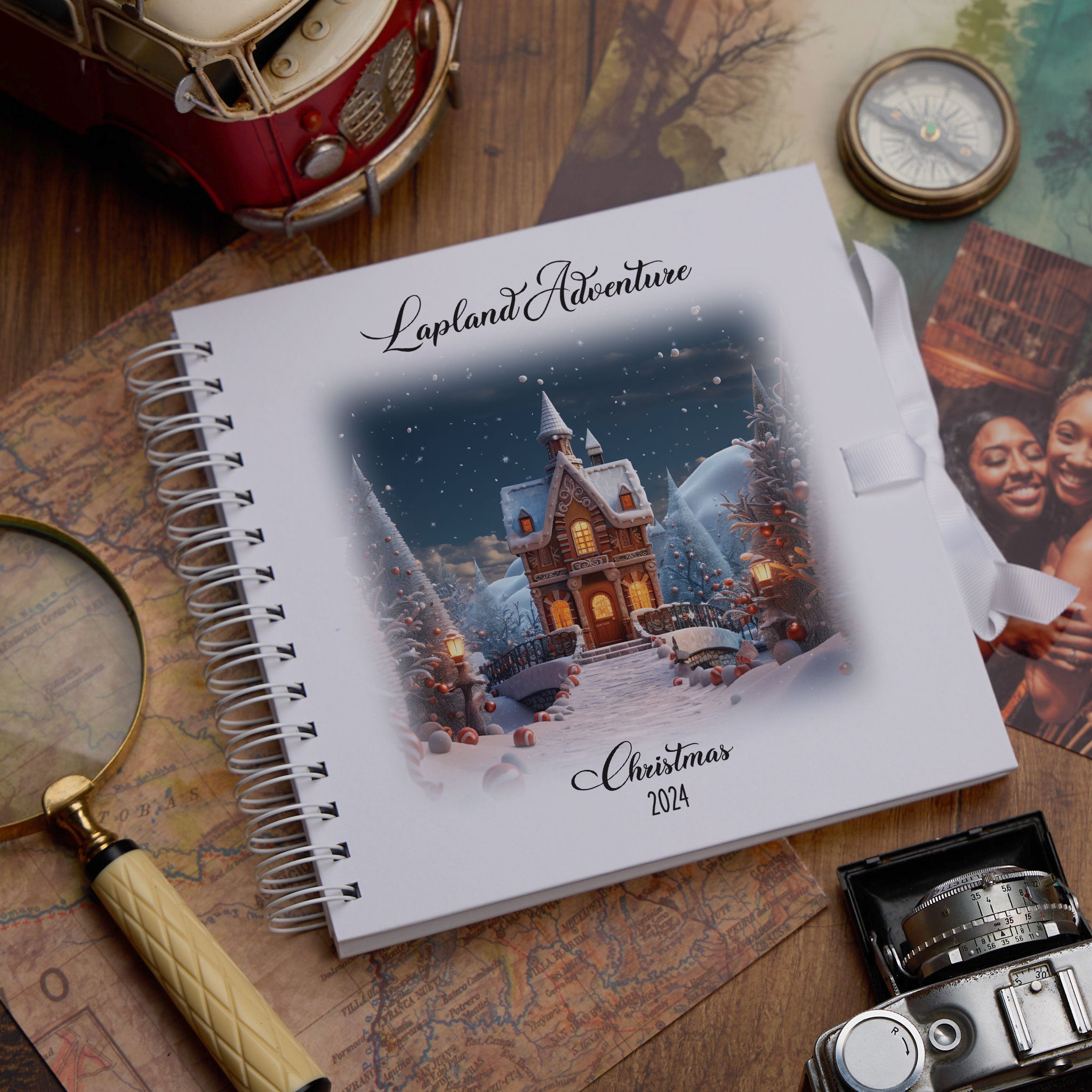 Personalised Lapland Holiday Memory Scrapbook Journal Photo Albums