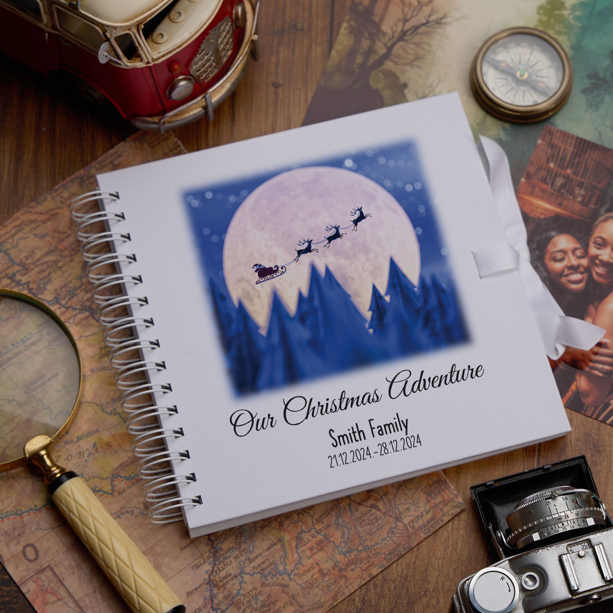 Personalised Lapland Holiday Memory Scrapbook Journal Photo Albums