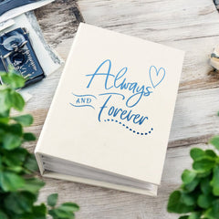 Always and Forever Love Wedding or Anniversary Photo Album With Sleeves 100 x 6x4 Capacity