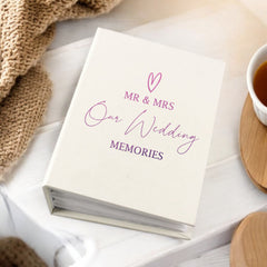 Our Wedding Day Memories Love Gift Photo Album With Sleeves 100 x 6x4 Capacity