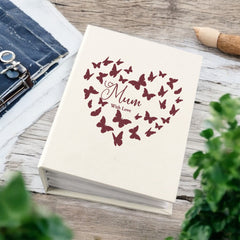 Mum With Love Butterflies Design Photo Album Gift With Sleeves 100 x 6x4 Capacity