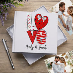 Personalised Love Themed Photo Album