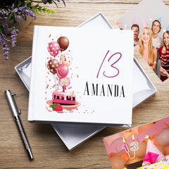 Personalised 13th Birthday Gifts for Her Photo Album