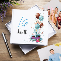 Personalised 16th Birthday Gifts for Him Photo Album