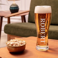 Personalised Engraved Any Name 0.7Ltr Artisan Craft Beer Glass Gift