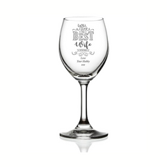 Gift For Wife Personalised Engraved Wine Glass