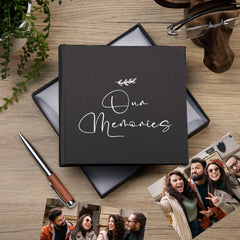 Our Memories Love Photo Album For 50 x 6 by 4 Photos In Black