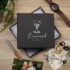 Engagement Photo Album For 50 x 6 by 4 Photos In Black