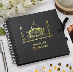 Personalised India Travel Taj Mahal, Photo Album or Scrapbook Multiple Colours