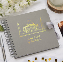 Personalised India Travel Taj Mahal, Photo Album or Scrapbook Multiple Colours