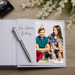 13th Birthday White Photo Album Gift For Him Or Her 50 x 6x4 Photos