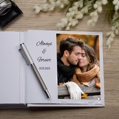 Our Love Story White Photo Album For 50 x 6 by 4 Photos