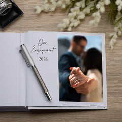 Engagement Photo Album For 50 x 6 by 4 Photos In White