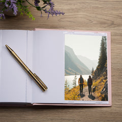 Our Adventures Book Travel Pink Photo Album Gift