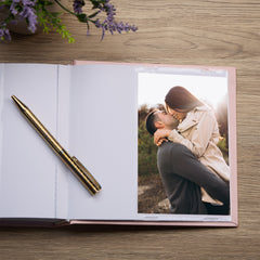 Our Love Story Pink Photo Album For 50 x 6 by 4 Photos