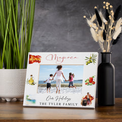 Personalised Majorca Spain Holidays Adventure Memory Photo Frame