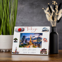 Personalised Tokyo Japan Holidays Adventure Memory Photo Frame