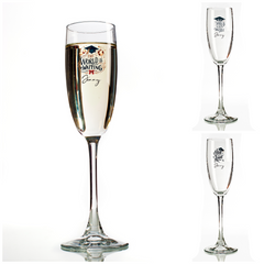 Personalised Graduation Champagne Prosecco Glass Congratulations Keepsake