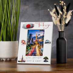 Personalised Tokyo Japan Holidays Adventure Memory Photo Frame