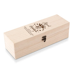 Personalised Wooden Wine or Champagne Box Fabulous 40th Birthday Gift