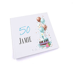 Personalised 50th Birthday Gifts for Him photo album