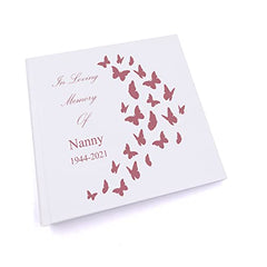 Personalised Nanny In Loving Memory Butterflies Photo Album