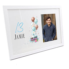 Personalised 13th Birthday Gifts for him Photo Frame