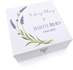 ukgiftstoreonline Personalised In Loving Memory Remembrance Keepsake Large Memories Wooden Box