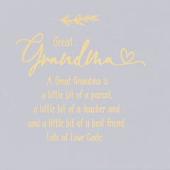 ukgiftstoreonline Personalised Great Grandma White Gift Box With Sentiment