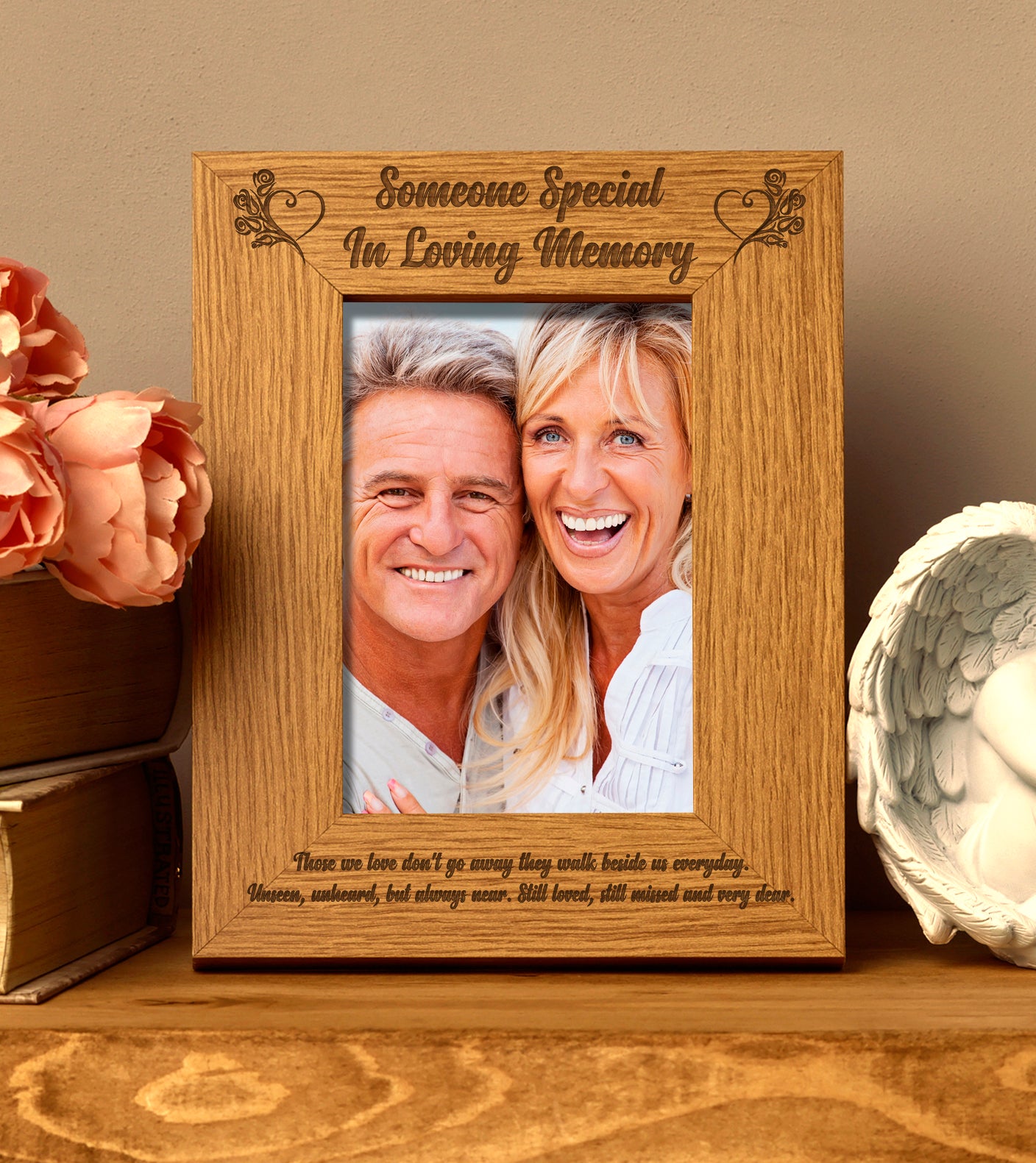 Someone Special In Loving Memory Remembrance Portrait Wooden Photo Frame Gift - ukgiftstoreonline