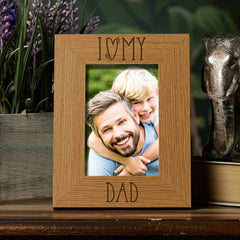 I heart my Dad love photo frame