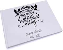 Personalised We Know You Would Be Here Memorial Remembrance Guest book