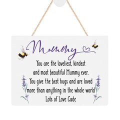 ukgiftstoreonline Personalised Mummy Plaque Gift With Sentiment