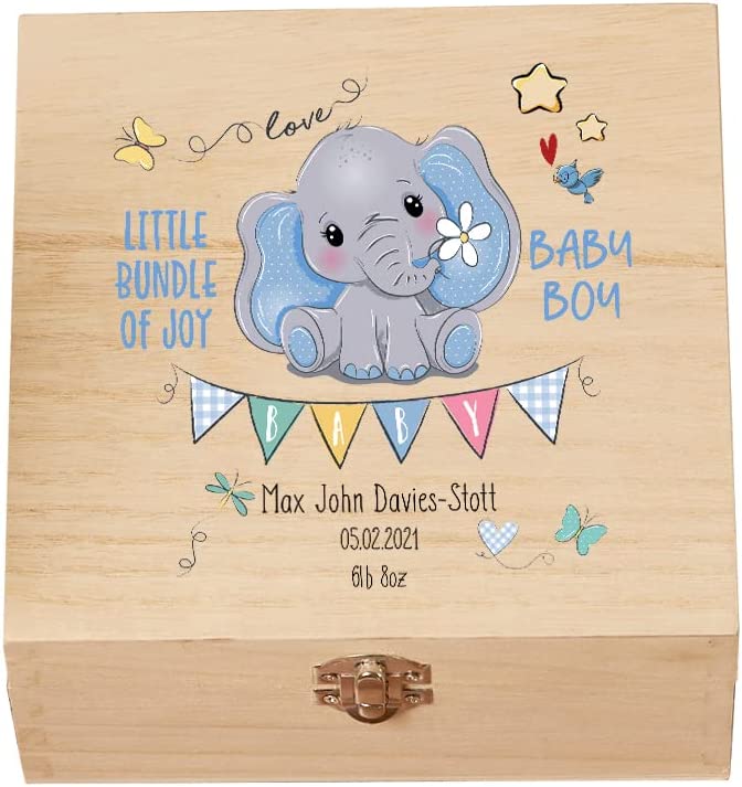 Elephant store keepsake box