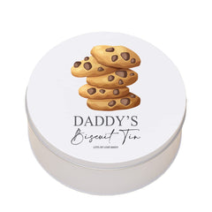 Personalised Daddy's Biscuit or Cookie Storage Gift