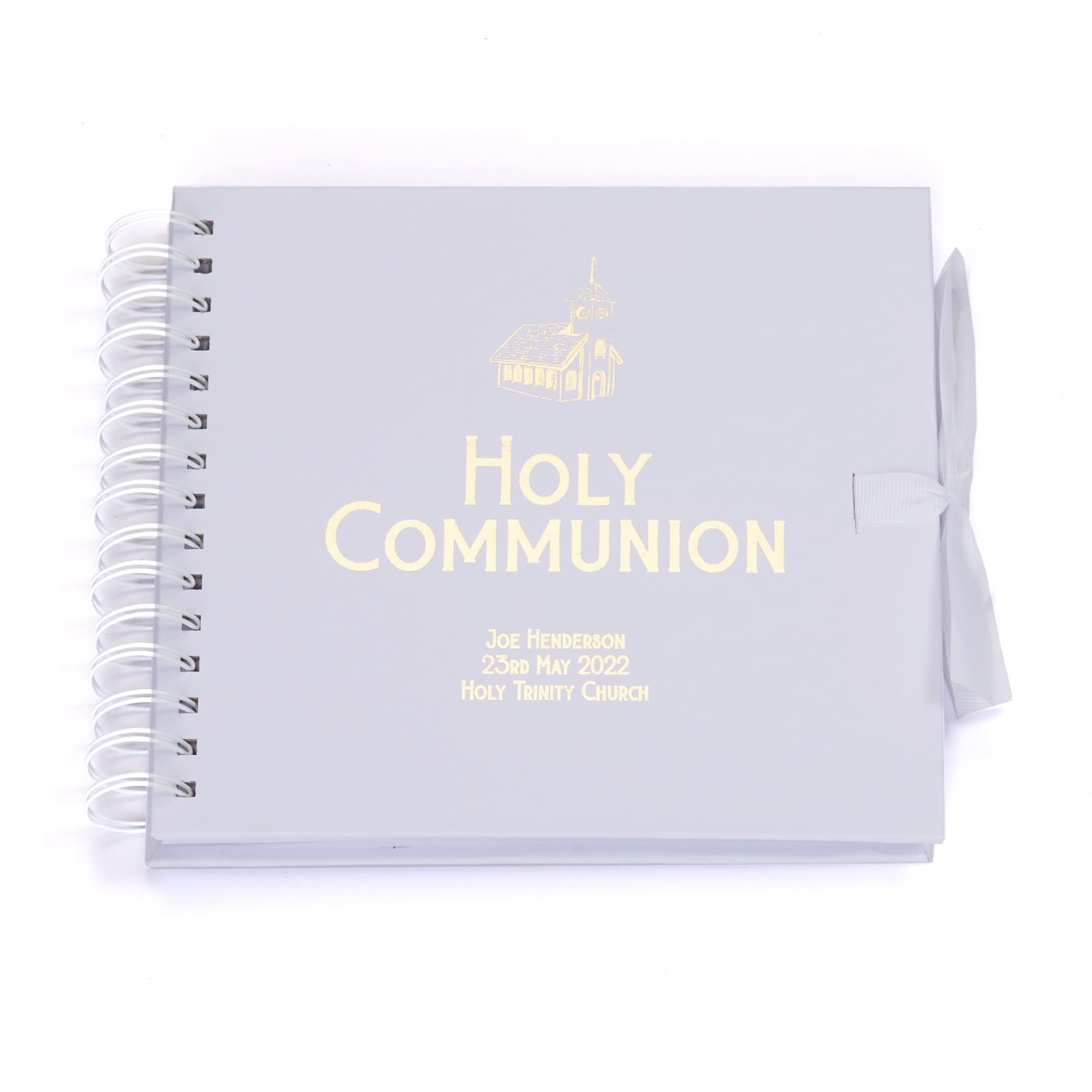 Personalised Communion Guest Book, Scrapbook or Photo Album Gift