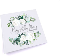 Personalised Birthday Flowers Photo Album