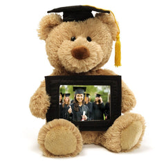 Graduation Bear Gift Plush With Photo Memory Keepsake