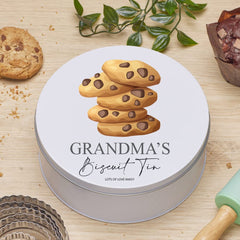 Personalised Grandma's Biscuit or Cookie Storage Gift