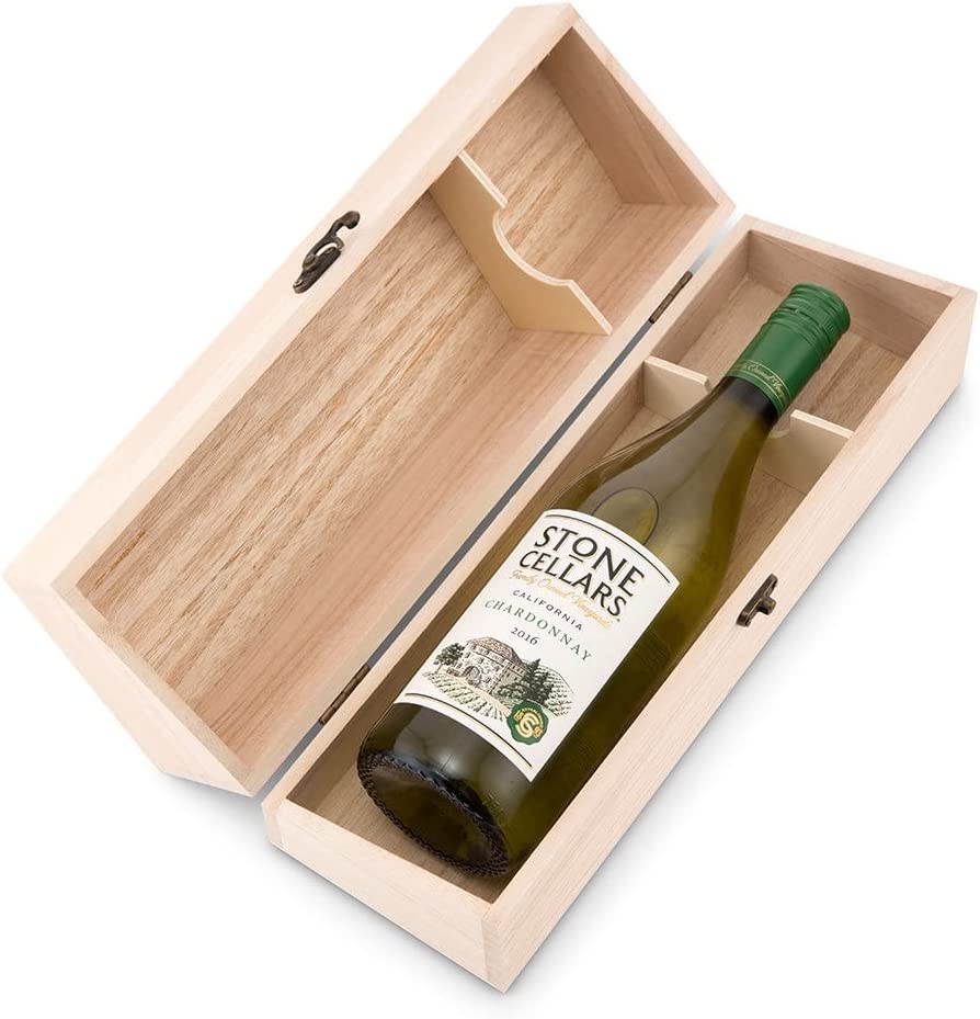 Personalised Retirement Wooden Wine or Champagne Box Gift