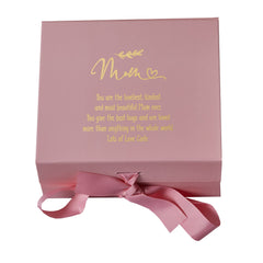 ukgiftstoreonline Personalised Mum Pink Gift Box With Sentiment