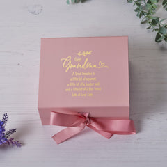 ukgiftstoreonline Personalised Great Grandma Pink Gift Box With Sentiment