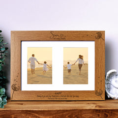 Son In Loving Memory Photo Frame Double 6x4 Inch Personalised