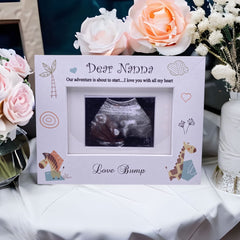 Baby Announcement Nanna to be Scan Photo Frame Gift