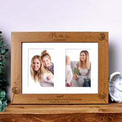 Mum In Loving Memory Photo Frame Double 6x4 Inch Personalised