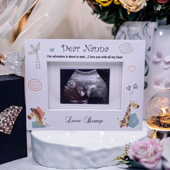 Baby Announcement Nanna to be Scan Photo Frame Gift